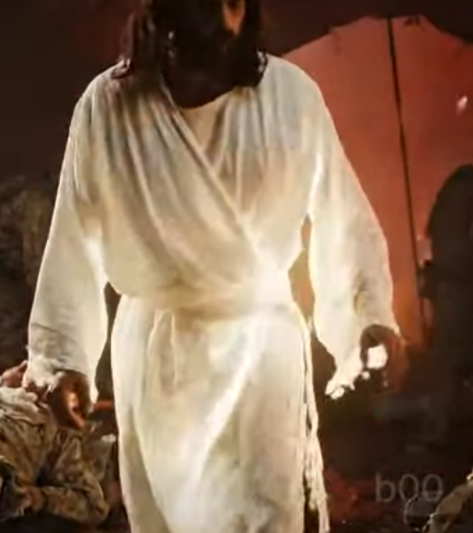 Even in a bloody field hospital under fire, His light brings healing. Jesus is with our wounded heroes.