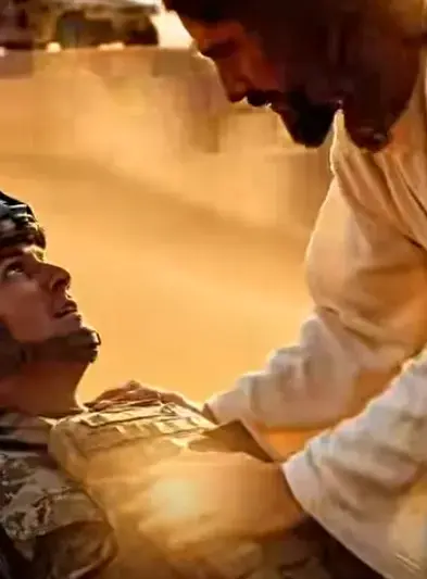 A wounded Marine finds healing in the hands of Jesus. No wound is too deep for Him. 🙏