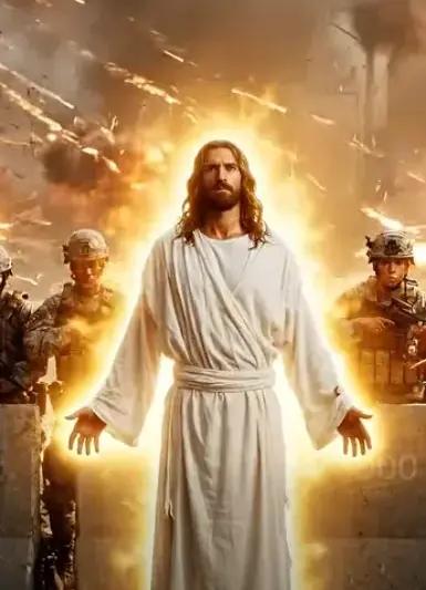 When bullets fly, His protection is stronger. Jesus stands with our heroes. ✨